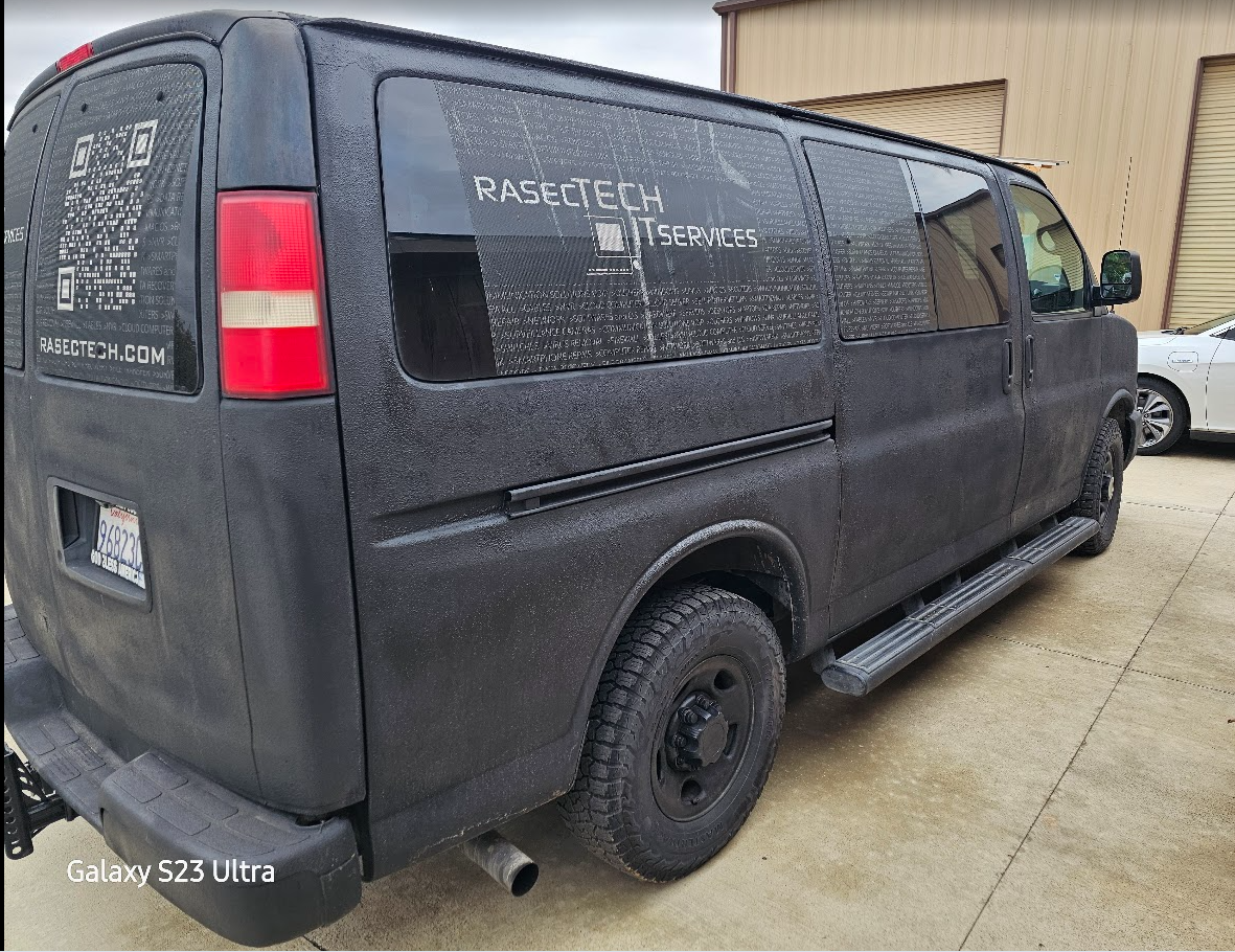 Rasec TECH field service van
